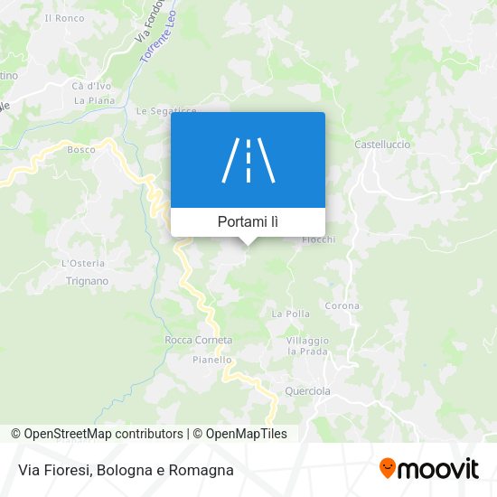 Mappa Via Fioresi