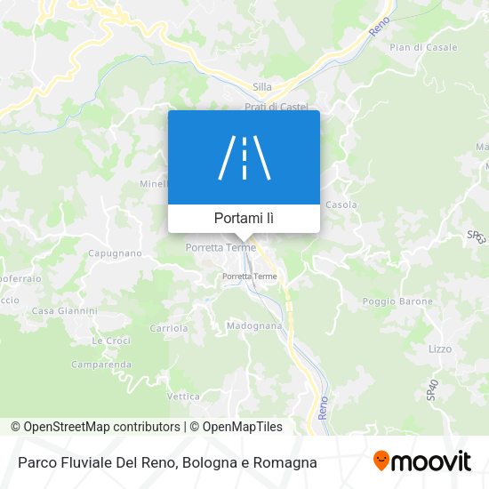 Mappa Parco Fluviale Del Reno