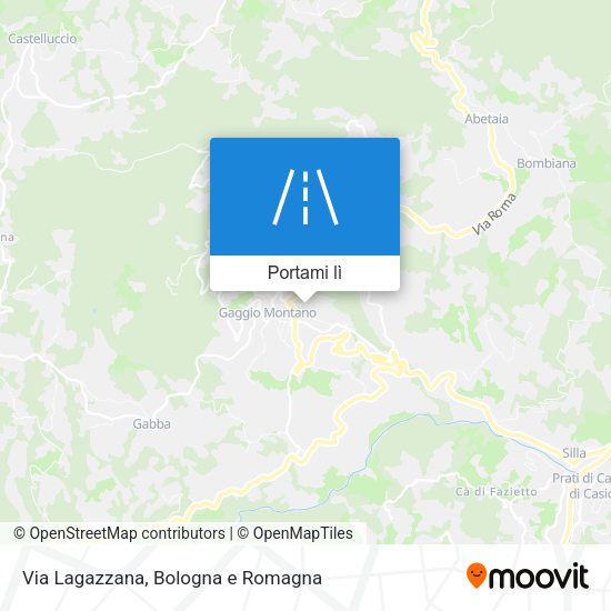 Mappa Via Lagazzana
