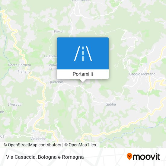 Mappa Via Casaccia