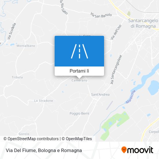 Mappa Via Del Fiume