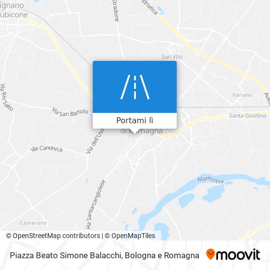 Mappa Piazza Beato Simone Balacchi