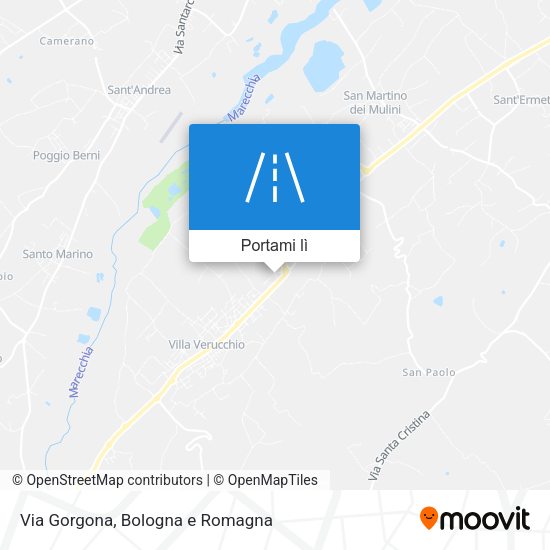 Mappa Via Gorgona