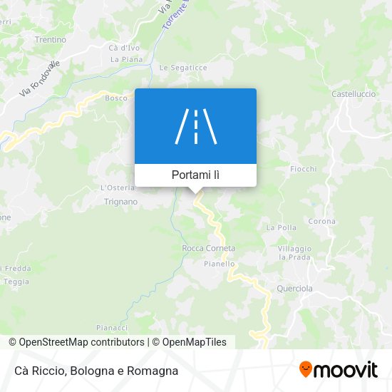 Mappa Cà Riccio