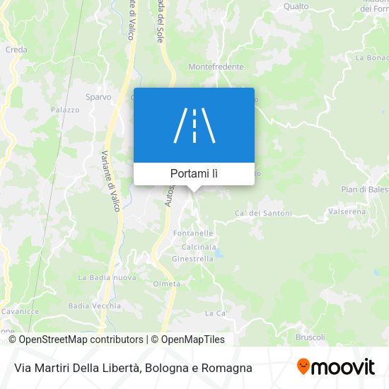 Mappa Via Martiri Della Libertà
