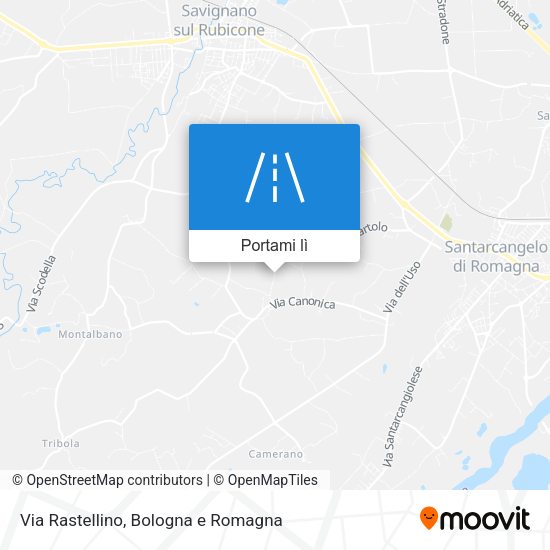 Mappa Via Rastellino