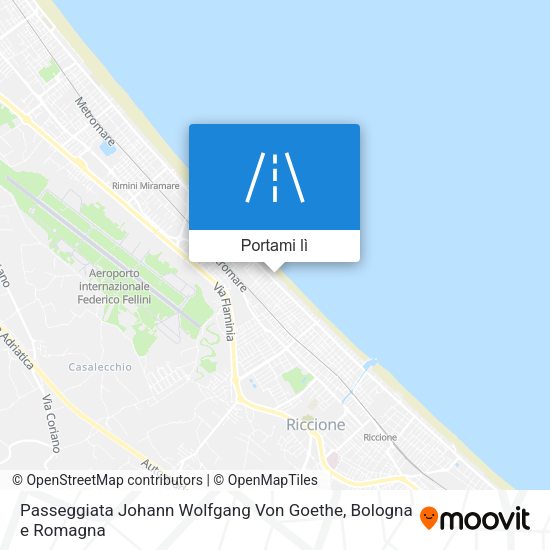 Mappa Passeggiata Johann Wolfgang Von Goethe