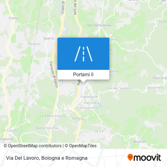 Mappa Via Del Lavoro