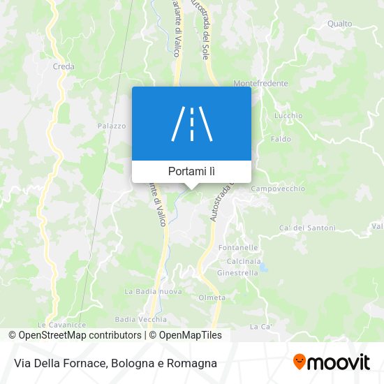 Mappa Via Della Fornace