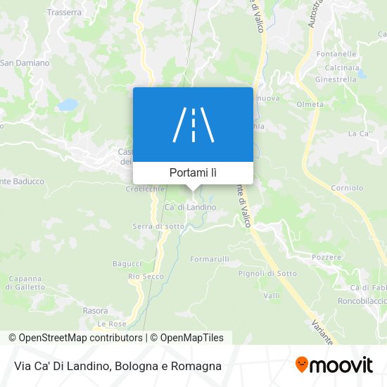 Mappa Via Ca' Di Landino