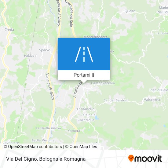 Mappa Via Del Cigno