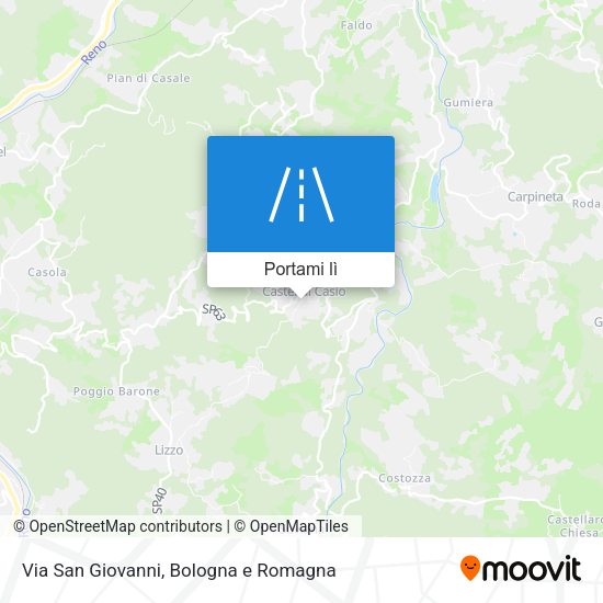 Mappa Via San Giovanni