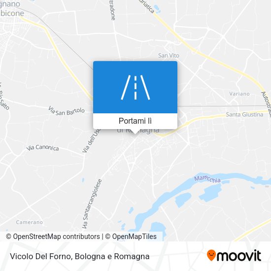 Mappa Vicolo Del Forno