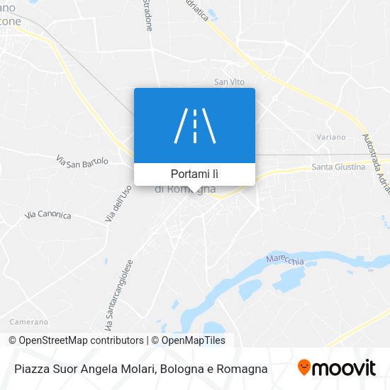 Mappa Piazza Suor Angela Molari