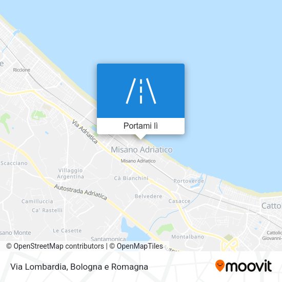 Mappa Via Lombardia
