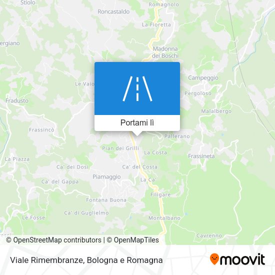 Mappa Viale Rimembranze