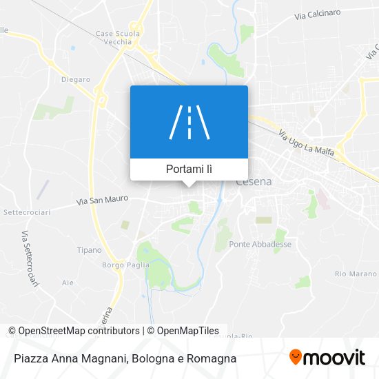 Mappa Piazza Anna Magnani