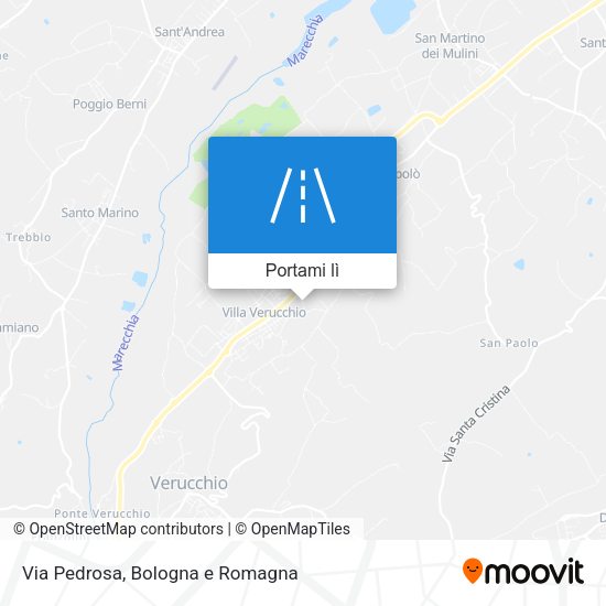 Mappa Via Pedrosa