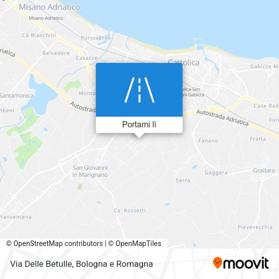 Mappa Via Delle Betulle