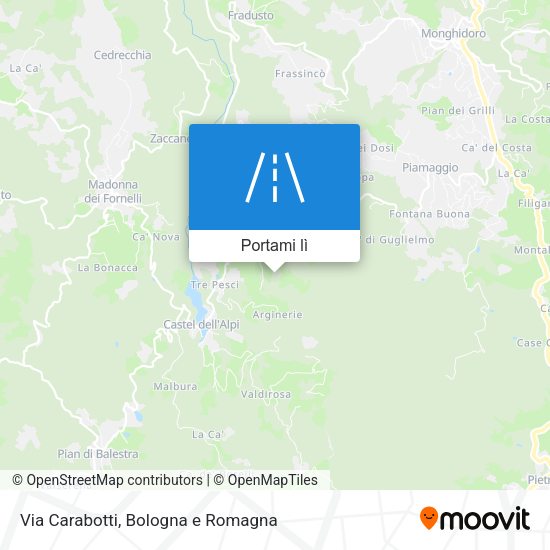 Mappa Via Carabotti