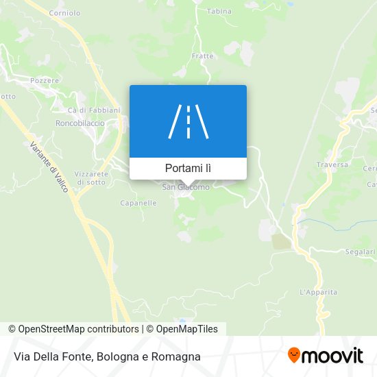 Mappa Via Della Fonte