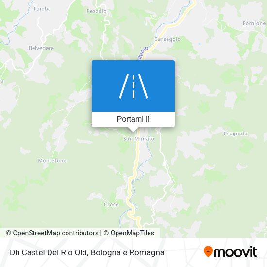 Mappa Dh Castel Del Rio Old