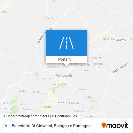 Mappa Via Benedetto Di Giovanni