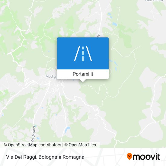 Mappa Via Dei Raggi