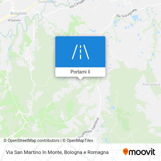 Mappa Via San Martino In Monte