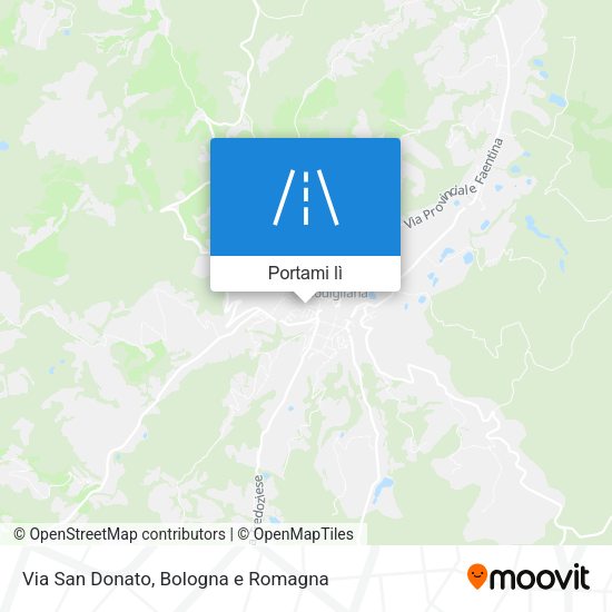 Mappa Via San Donato