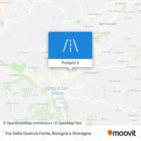 Mappa Via Della Quercia Ferita