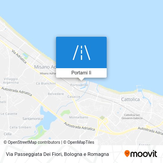 Mappa Via Passeggiata Dei Fiori