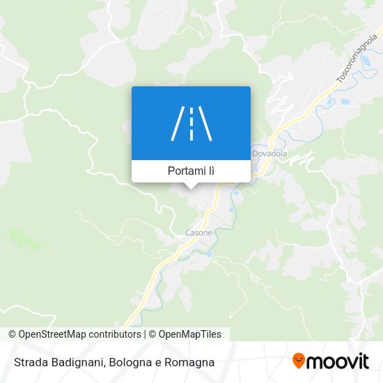 Mappa Strada Badignani