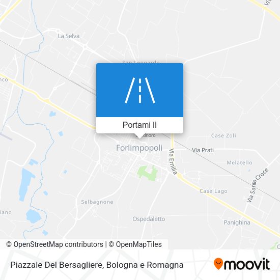 Mappa Piazzale Del Bersagliere