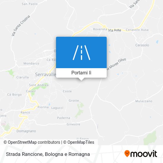 Mappa Strada Rancione