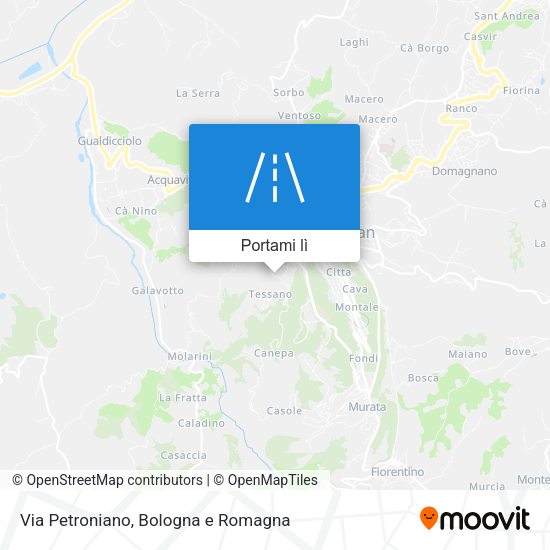 Mappa Via Petroniano