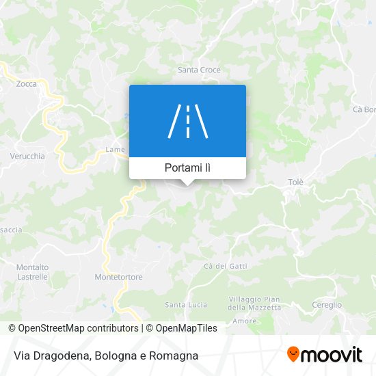 Mappa Via Dragodena