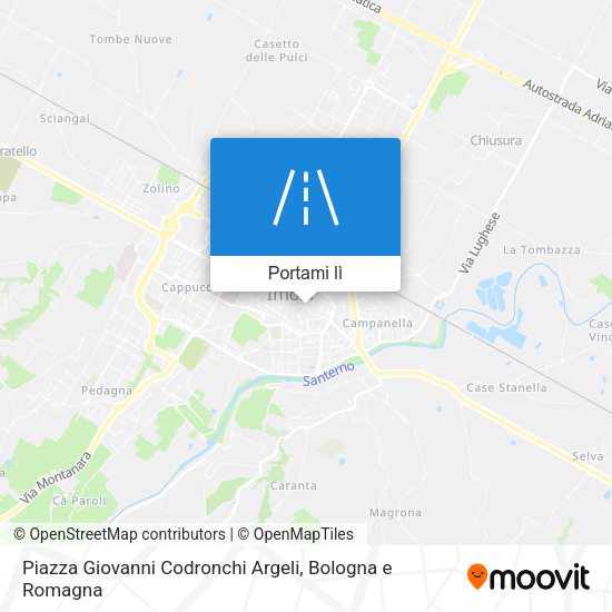 Mappa Piazza Giovanni Codronchi Argeli