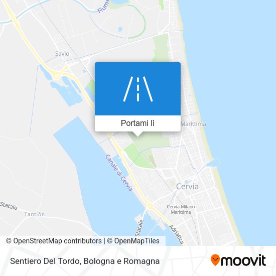 Mappa Sentiero Del Tordo