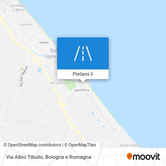 Mappa Via Albio Tibullo