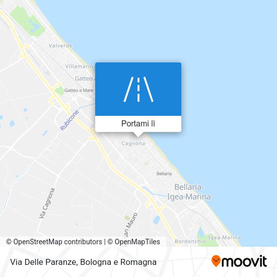 Mappa Via Delle Paranze