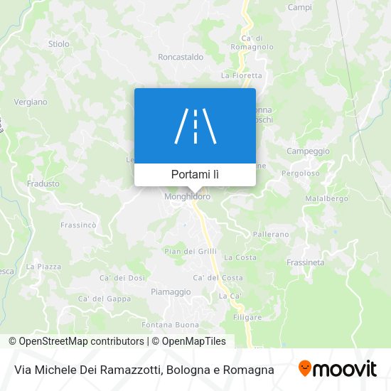 Mappa Via Michele Dei Ramazzotti