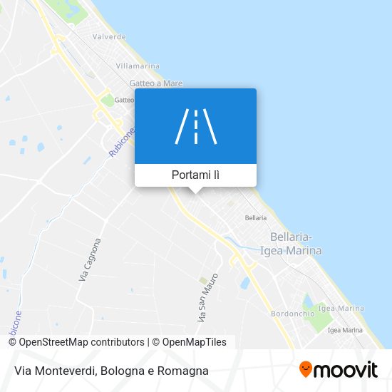 Mappa Via Monteverdi