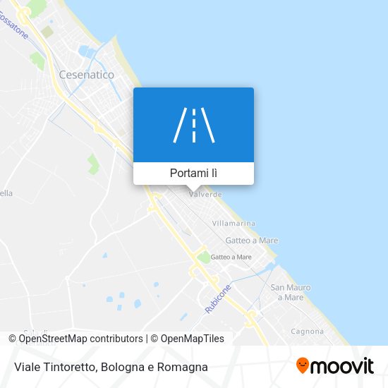 Mappa Viale Tintoretto
