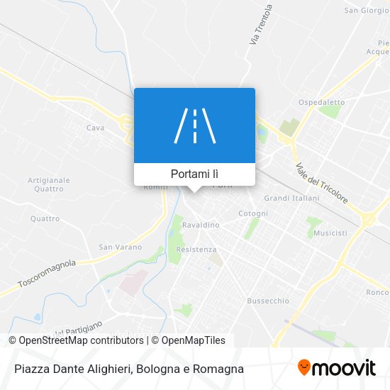 Mappa Piazza Dante Alighieri