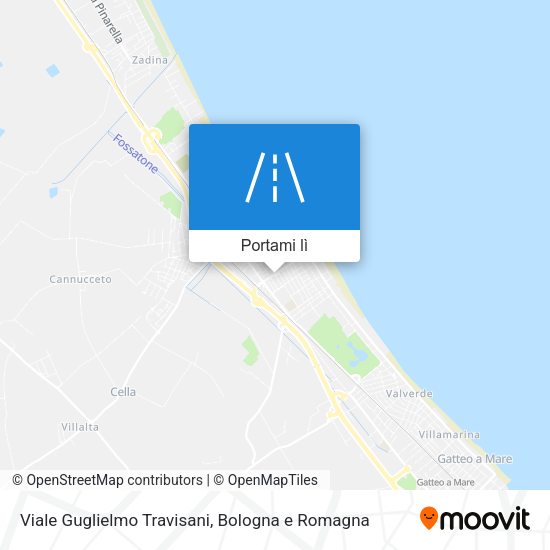 Mappa Viale Guglielmo Travisani