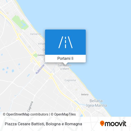 Mappa Piazza Cesare Battisti