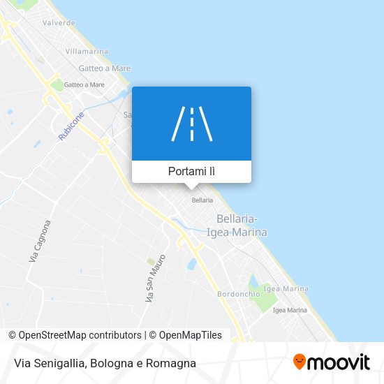 Mappa Via Senigallia