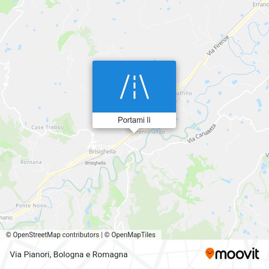 Mappa Via Pianori