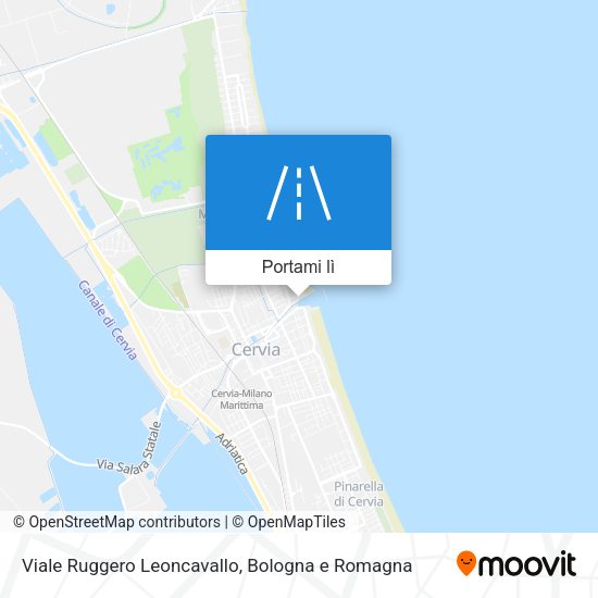 Mappa Viale Ruggero Leoncavallo